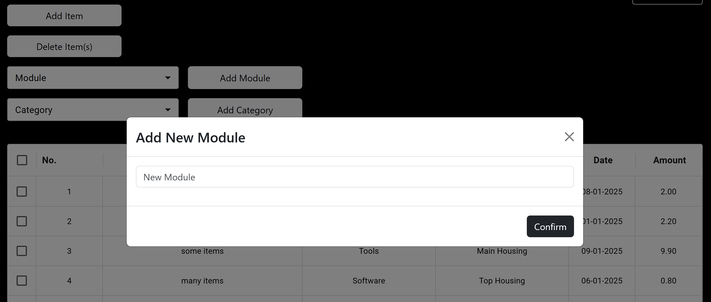 add new module